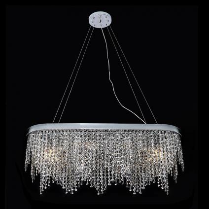 Люстра 0539/8/800 T CH хром/хрусталь 8x60W E14 d800 h900, MIX24